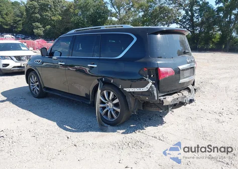 2012 Infiniti Qx56 z USA, uszkodzony, nr VIN JN8AZ2NDXC9715096